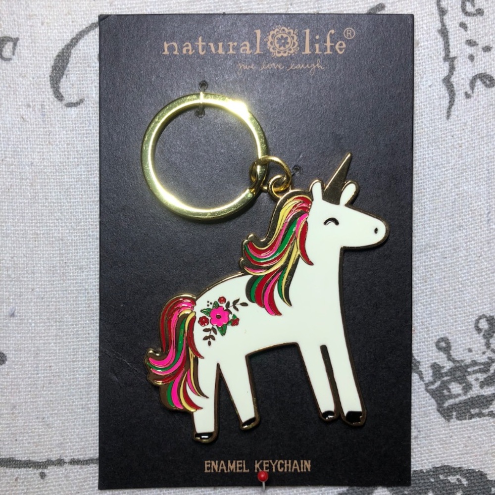 Free with bundle of $30 NWT unicorn keychain